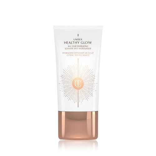 Charlotte Tilbury Unisex Healthy Glow Skin Tint - Hydrating Tinted Moisturizer Enriched with Bronzing Tan Pigments for a Natural-Looking Tan & Glowy Skin