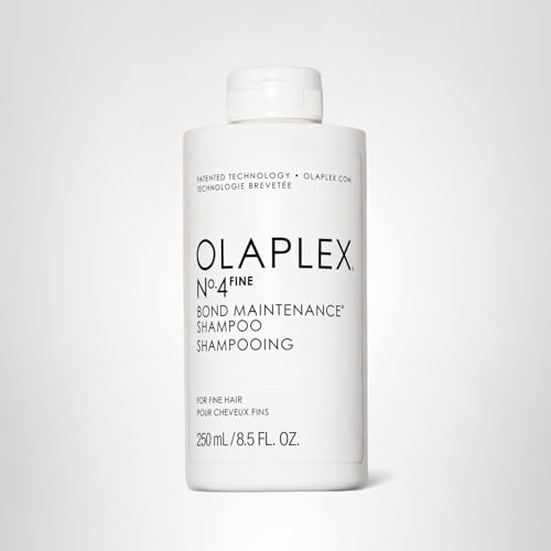Olaplex Nº. 4 FINE Bond Maintenance Shampoo: Volumize & Strengthen | Gently Cleanse & Non Stripping | For Coily, Curly, Straight, and Wavy, 250 mL / 8.5 Fl Oz