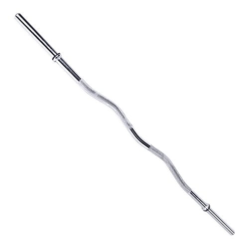 Cap Barbell 47-Inch Standard Solid E-Z Curl Bar