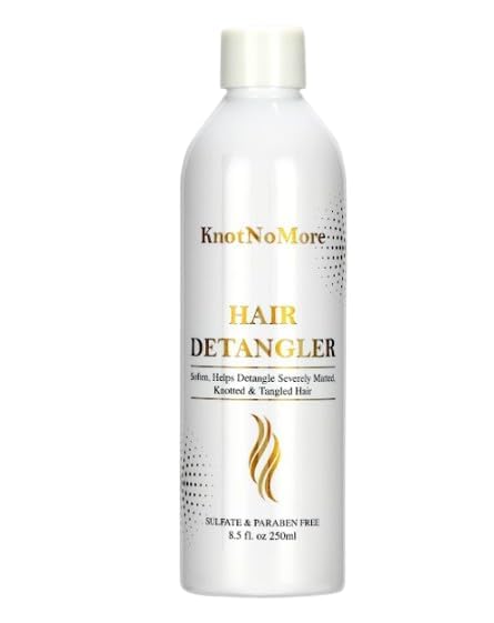 Skiennix Matted Hair Detangler - Sulfate & Silicone Free Formula for All Hair Types - 8.5 Fl Oz (250 ml)