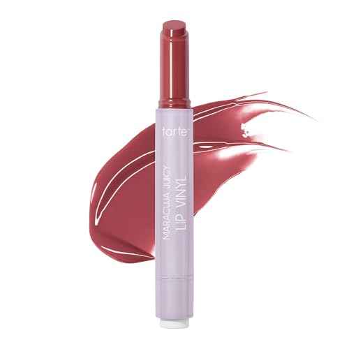 tarte maracuja juicy lip vinyl gloss ? Hydrating & Volumizing Lipgloss Balm with Hyaluronic Acid, Vitamin E to Plump & Moisturize for Radiant, Fuller-Looking Lips, Vegan & Cruelty Free