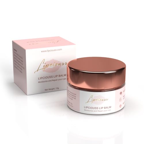 Skiennix Lip Balm - Hydrating Coconut Oil & Beeswax Formula | Overnight Treatment for Soft Lips