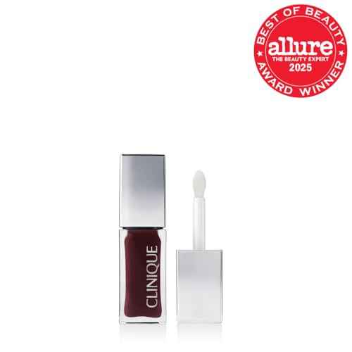 Clinique Pop Lip + Cheek Oil in 3 Iconic Shades in Black Honey, Pink and Nude Honey | Conditions Lips + Gives Cheeks a Natural, Dewy Flush