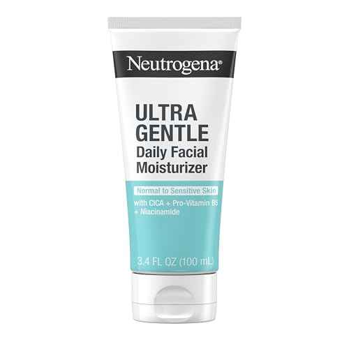 Neutrogena Fragrance Free Daily Facial Moisturizer, Face & Neck Moisturizer for Sensitive Skin with Vitamin B3, Pro-Vitamin B5 & Vitamin E Supports Skin's Dynamic Barrier, 3.4 fl. oz
