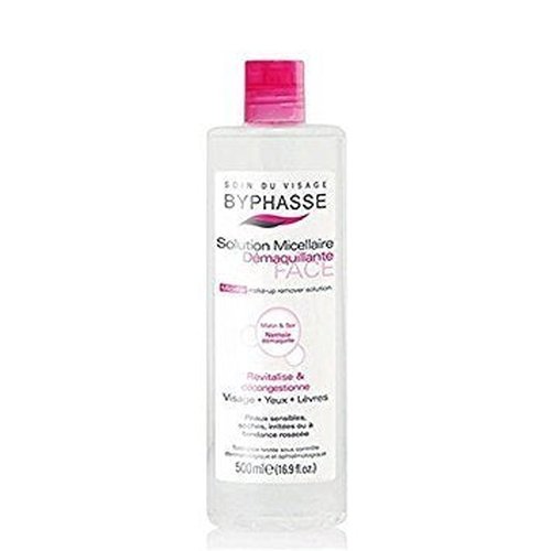 Byphasse Micellar Cleansing Water - Gentle Makeup Remover | 500ml (16.9 fl oz)