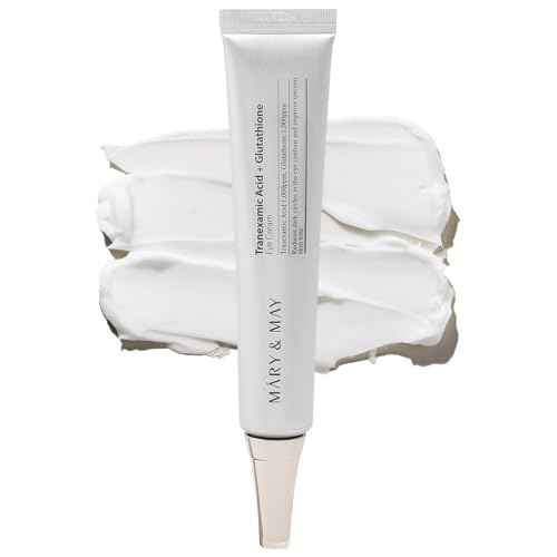 Mary&May Tranexamic Acid (TXA)+Glutathione Eye Cream | Dark Circles & Hyperpigmentation | With Niacinamide & Vitamin C | Firms Under Eye Area | Wrinkle & Fine Line Care | Korean Skincare, 1.01 oz.