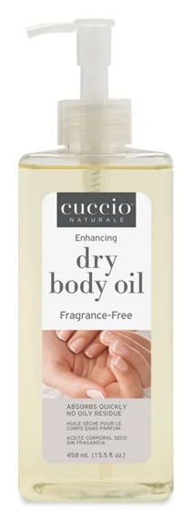 Cuccio Naturale Hydrating Dry Body Oil - Fragrance-Free, Fast-Absorbing Moisturizer for Sensitive Skin | 15.5 fl oz