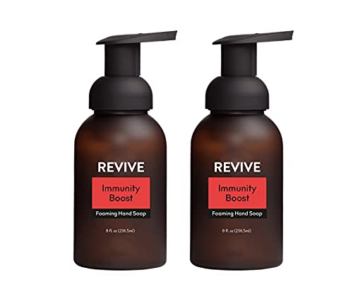 Revive Essential Oils Immunity Boost Foaming Hand Soap - 100% Pure Therapeutic Grade | 2 Pack for Aromatherapy & Skin Care