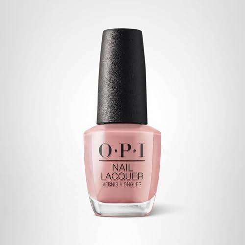OPI Nail Lacquer, Barefoot in Barcelona, Nude Nail Polish, 0.5 fl oz