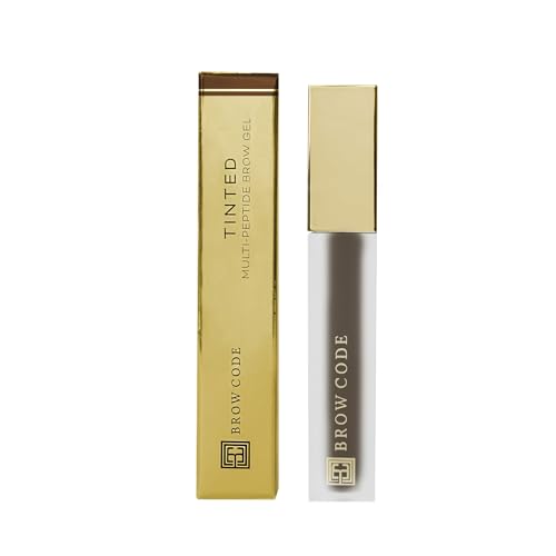 Brow Code TINTED Multi-Peptide Brow Gel w/Brush (Dark Brown)