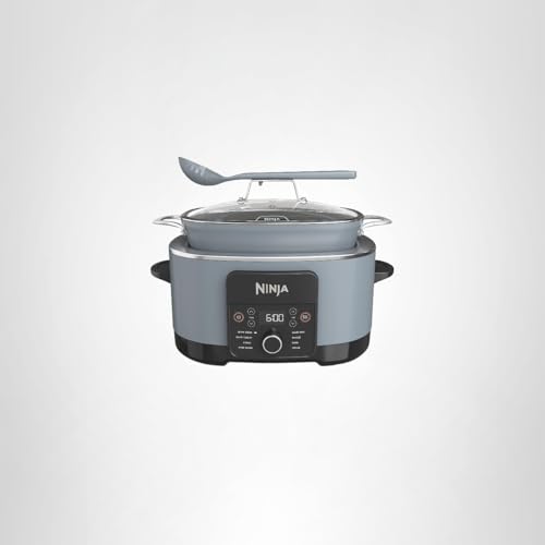 Ninja® 12-in-1 PossibleCooker™ PLUS | 8.5-qt - Sous Vide & Proof Multi-Cooker | Slow Cooker, Dutch Oven & More | Glass Lid & Integrated Spoon | Nonstick | Oven Safe Pot to 500°F | Black | MC1010