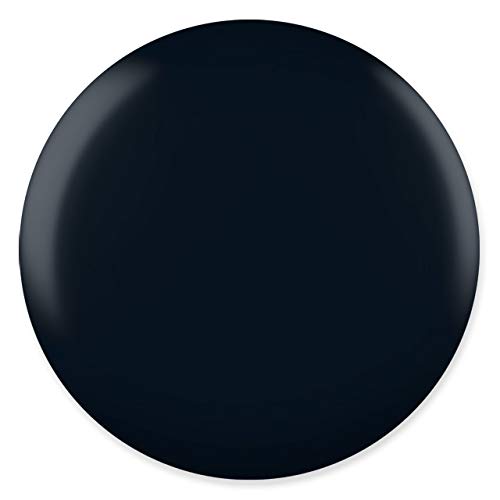 DND Gel Black Polish Set - Chip-Free UV/LED Gel & Air Dry Nail Lacquer Duo | 0.5 Fl Oz Each