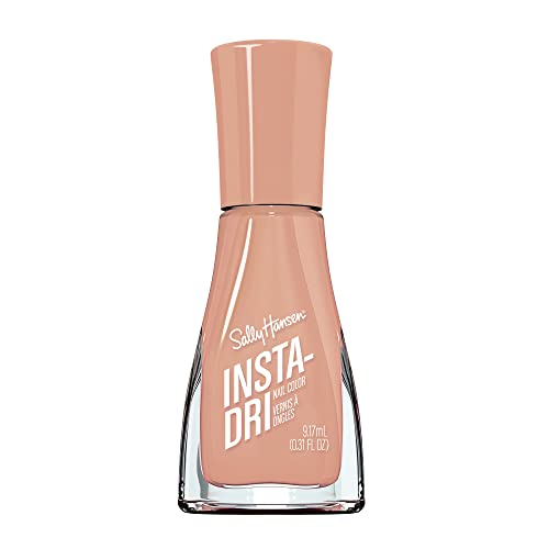 Sally Hansen Insta-Dri Nail Polish Chrome Top Coat | Quick Dry, Long Lasting, Streak-Free Shine, Opaque | Lustrous Gold | Metallic Gold Nail Polish