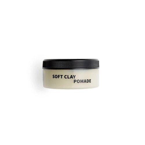 Rudy's Soft Clay Pomade - Lightweight, Pliable Hold for Waves & Texture - Paraben Free (2.2 oz)