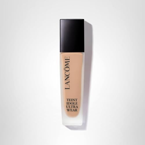 Lancôme Teint Idole Ultra Wear Natural Matte Foundation- Longwear, Medium-Full Coverage, Natural Finish, Waterproof & Hydrating - 250W (Light to Medium Skin with Warm/Peachy Undertones), 1 Fl Oz