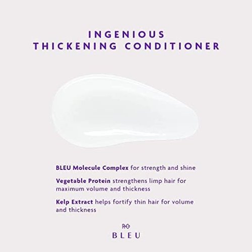 R+Co BLEU Ingenious Thickening Shampoo & Conditioner - Boost Body, Volume & Shine | 8.5 oz + 6.8 oz