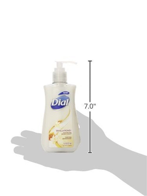 Dial Liquid Hand Soap, Vanilla Honey with Protein Packed Yogurt, 7.5 Fl Oz, Packaging may vary