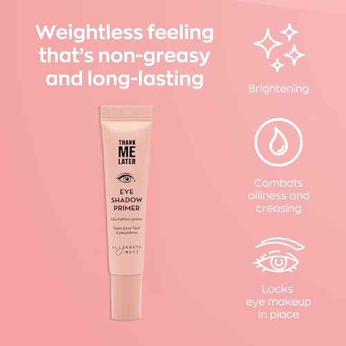 Elizabeth Mott Thank Me Later Eye Primer - Long-Lasting, Eyeshadow Primer Base for Oily Lids & Crease-Free Wear - Smudge-Proof, Lightweight, Cruelty-Free - 10g