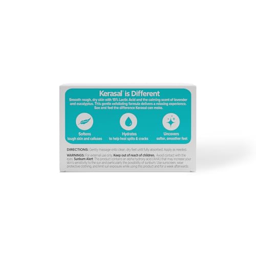 Kerasal Intensive Foot Repair, Skin Healing Ointment for Cracked Heels and Dry Feet, 1 Oz