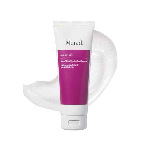 Murad AHA/BHA Exfoliating Cleanser - Triple-Action Cleansing Exfoliator with Salicylic, Lactic, & Glycolic Acids - Creamy Face Wash Removes Dull, Dry Skin for Smoother, Softer Skin