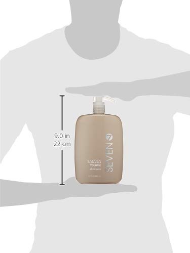 SEVEN Haircare Satara Volume Shampoo - Sulfate-Free & Paraben-Free | Pro Vitamin B5 & Argan Oil, 32oz