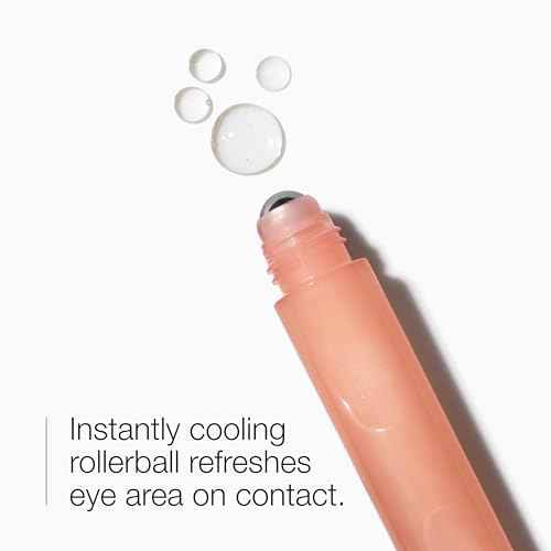 Clinique All About Eyes Serum De-Puffing Eye Massage For Dark Circles With Caffeine | Hydrating, Brightening + Depuffing, 0.5 fl. oz
