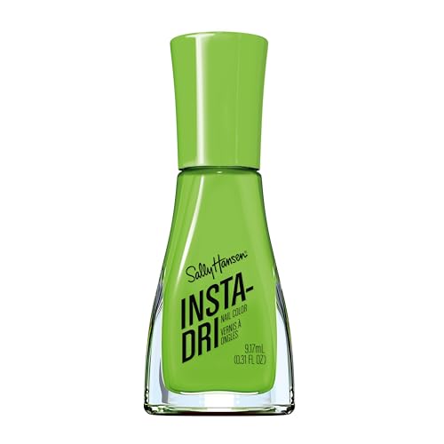 Sally Hansen Insta-Dri Nail Polish | Quick Dry, Long Lasting, Streak-Free Shine | Opaque, Shiny | 530 Does Not Comcute | Pale Yellow Nail Color