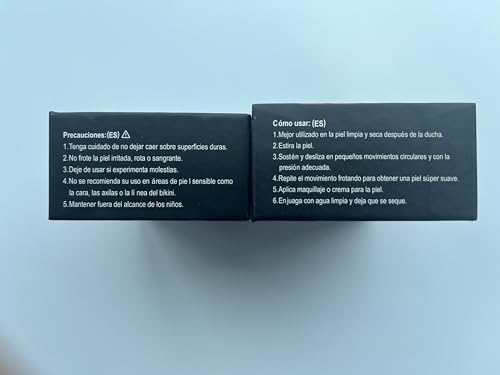 Germantique Crystal Hair Eraser,Natural Crystal Hair Remover,Reusable Painless Nano Glass Hair Removal Device Without Shaver,Gentle Crystal Epilator and Exfoliator for Soft Silky Skin(Black)