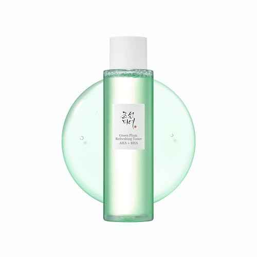 Beauty of Joseon Green Plum AHA BHA Toner Refreshing Facial Essence Moisturizer Mild Exfoliating Salicylic Acid for All Skin Types, Korean Skin Care for Men Women 150ml 5.27 fl.oz