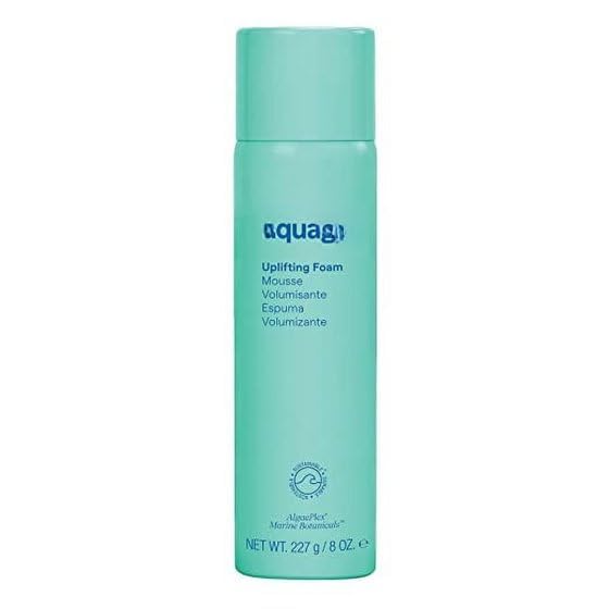 Aquags Uplifting Foam - Weightless Volume Building Hair Mousse | 8 Oz for Effortless Styling