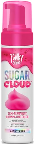 Punky Sugar Cloud, Semi-Permanent Foaming Hair Color, CandyFloss, 6 fl oz.