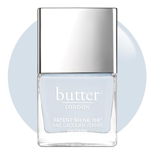 butter LONDON, Patent Shine 10X Nail Lacquer Candy Floss, 0.4 Ounce
