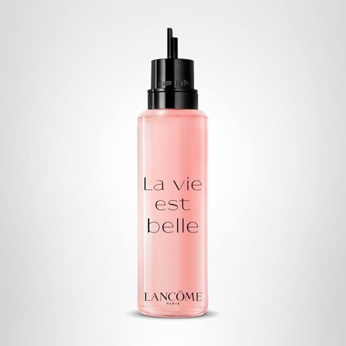 Lancôme La Vie Est Belle Eau de Parfum - Long Lasting Fragrance with Notes of Iris, Earthy Patchouli, Warm Vanilla & Spun Sugar - Floral & Sweet Women's Perfume, 3.4 Fl Oz Refill