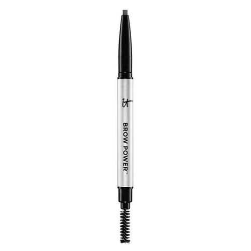 IT Cosmetics Brow Power Eyebrow Pencil | Universal Shades for Natural-Looking Brows - Long-Lasting & Budge-Proof Formula with Biotin - Includes Built-in Spoolie Brush