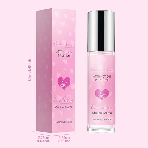 VISEWI 2 Pcs Pheromones Perfumes for Women, Natural Fragrance,Long Lasting Womens Cologne, Pheromone Perfumes Attract Men, Roll On Perfume Oil for Women Designed,Enhanced Scents Women's Perfume