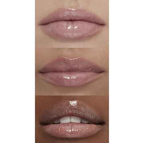 e.l.f. Lip Plumping Gloss, High-Shine Sheer Color, Hydrates & Creates Fuller Lips With Vitamin E, Vegan & Cruelty-Free, Pink Cosmo