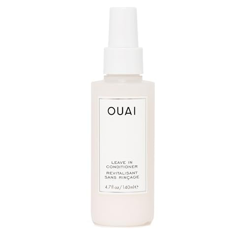 OUAI Leave In Conditioner & Heat Protectant for Hair - Prep Hair for Styling or Use as Detangling Spray to Fight Frizz & Flyaways - No Parabens, Sulfates or Phthalates (1.5 oz)