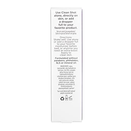 Pacifica Clean Shot Niacinamide Zinc and Hemp 10 Percent Complex Unisex 0.8 oz