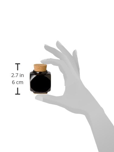 Young Nails Ceramic Black Dampen Dish - Durable Cork Base for Nail Art | Essential Tool