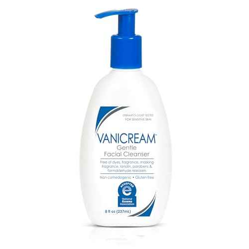 Vanicream Gentle Facial Cleanser with Pump Dispenser - 8 fl oz - Formulated Without Common Irritants for Those with Sensitive Skin