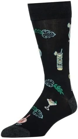 Tommy Bahama Men's Casual Crew Socks - Comfortable 6-Pair Set for Everyday Wear