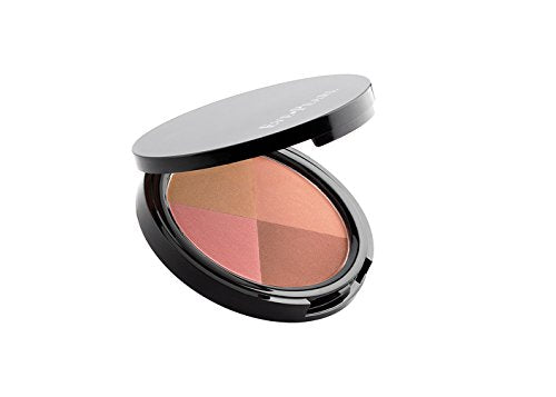 EVE PEARL Ultimate Face Compact - 204 Dual Fan Brush & Contour Palette for Medium to Deep Skin
