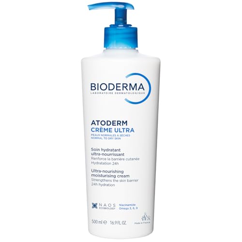 Bioderma Atoderm Cream Ultra, Hydrating Body Moisturizer for Normal to Dry Sensitive Skin