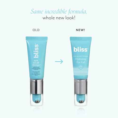 bliss Eye Do All Things Hydrating Eye Gel Depuff & Brighten Straight-from-the-Spa Paraben Free, Cruelty Free 0.7 fl oz