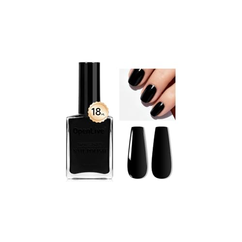 OpenLive Quick Drying 18ml Nail Polish Long Lasting Shine, Fingernail Toenail Nail Art DIY Home Travel Nail Art Gift