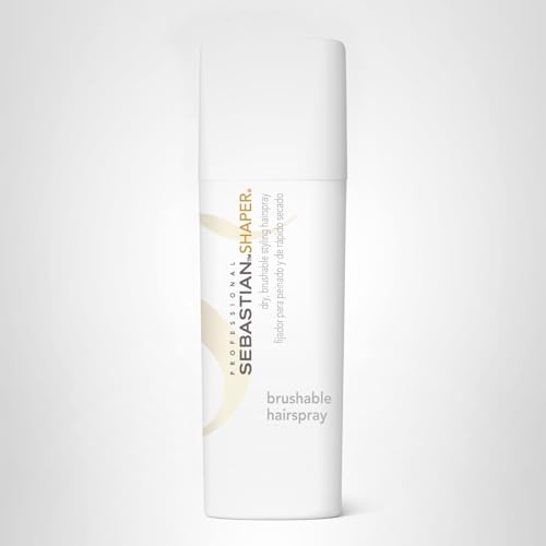Sebastian Professional Shaper Mini Hairspray, 50 VOC% | Flexible to Medium Hold | Brushable with Control | Travel Size, 1.5 oz