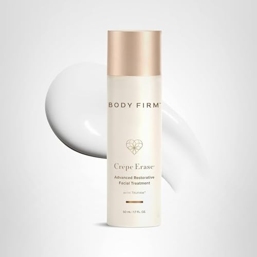 Body Firm Crepe Erase Facial Repair Treatment, Anti Aging Face Moisturizer With Shea Butter, Collagen, Vitamin E, Neck Firming Cream for Wrinkles and Fine Lines, Original Citrus, 1.7 FL Oz
