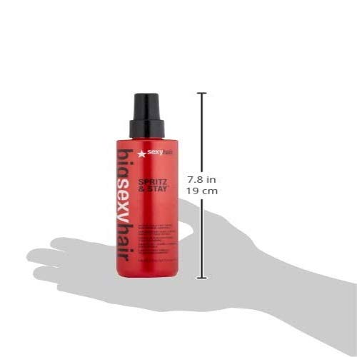 SexyHair Big Spritz & Stay Hairspray - Intense Hold & Shine, 8.5 Oz | Fast Drying for All Hair Types