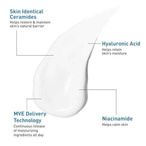 CeraVe Oil Control Moisturizing Gel-Cream, Face Moisturizer for Oily Skin, Niacinamide, Hyaluronic Acid & Oil Absorbing Technology To Rebalance Oily Skin, Non-Comedogenic, Fragrance Free & Oil-Free