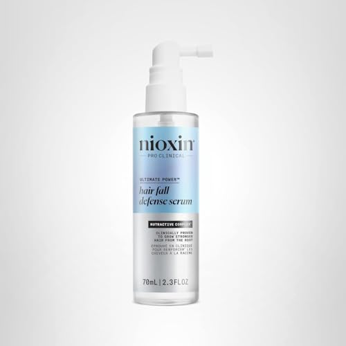 Nioxin Hair Fall Defense Intensive Daily Leave-In Hair Treatment | With Niacinamide, Caffeine, Lauric Acid, and Sandalore | For Thicker, Stronger Hair | 2.3 Fl Oz.